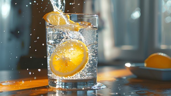 Ako vam obična voda nije privlačna, u vodu možete dodati krišku limuna, listiće mente ili komadiće voća