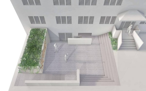 Trg graševine s fontanom u Kutjevu