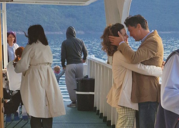 Doris Pinčić Guberović sa suprugom