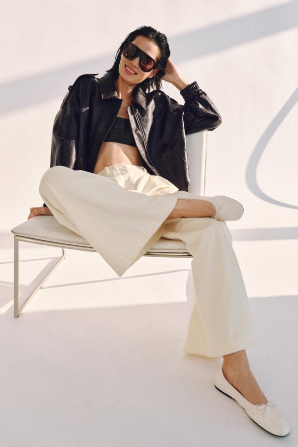 Zara - bijele balerinke