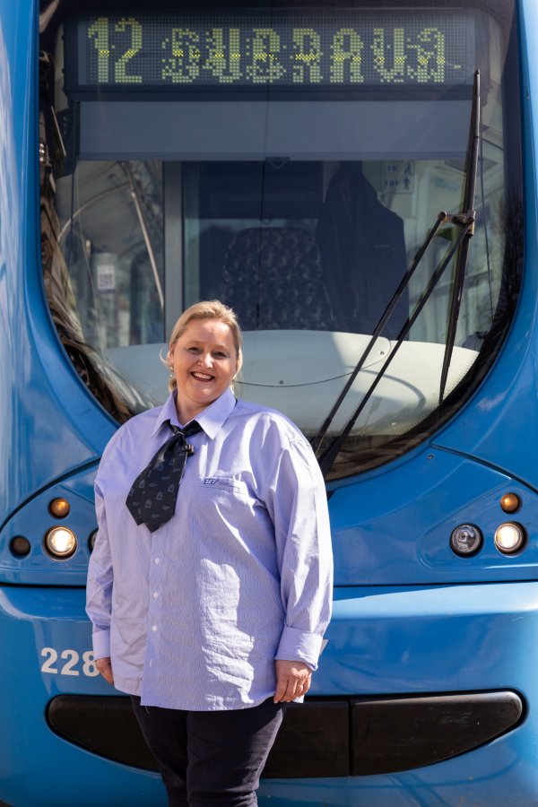 Snježana Nikić, vozačica tramvaja