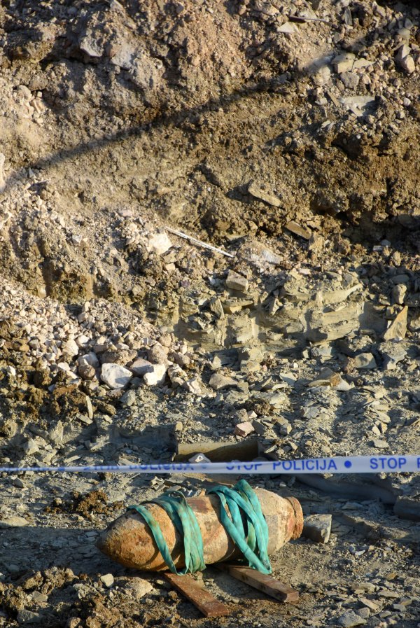 Bomba iz Drugog svjetskog rata u Pazinu