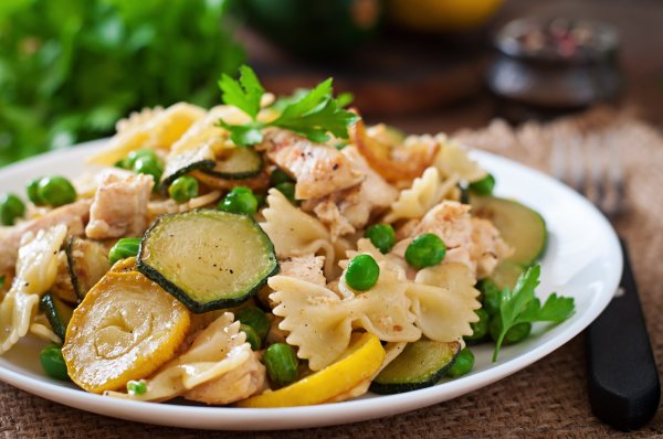 Tjestenina s tikvicama i piletinom