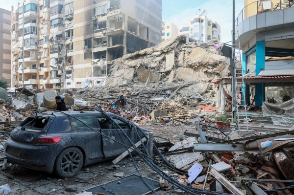 Uništena predgrađa južnog Bejruta