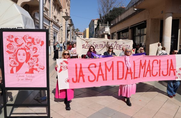 Jubilarni 10. Marš za prava žena u Splitu