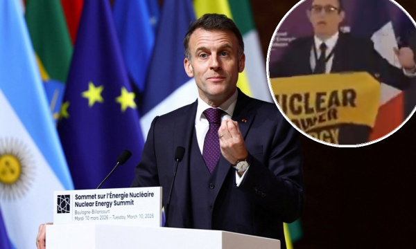 Greenpeace upao na nuklearni samit i prekinuo Macrona: Zašto kupujemo uranij od Rusije?