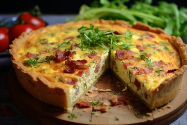 Naziv quiche dolazi od njemačke riječi ‘Kuchen’, što znači kolač.