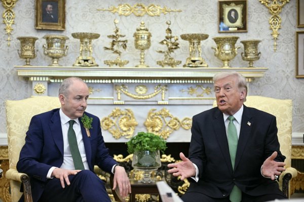 Micheal Martin i Donald Trump