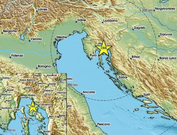 Potres uzdrmao Krk, građani su uznemireni: 'Zdrmalo dobro'