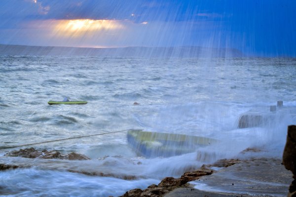 Vjetar na Jadranu - ilustracija