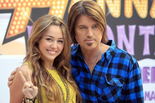 Miley i Billy Ray Cyrus