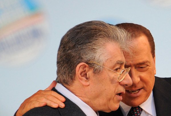 Umberto Bossi i Silvio Berlusconi