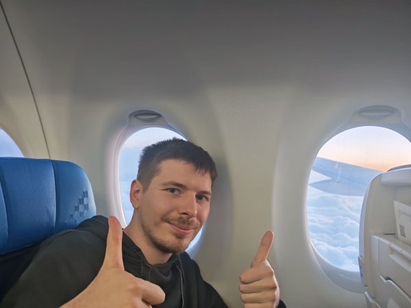 Eto, ipak nije bed letjeti