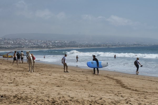 Taghazout, omiljeno mjesto među surferima.
