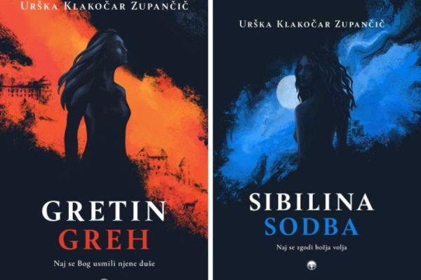 Naslovnice romana Urške Klakočar Zupančič