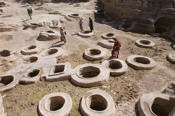 Spremnici za vodu na otoku Kešm