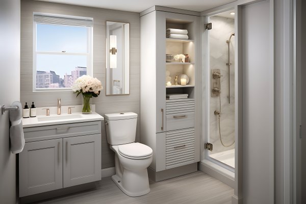 U maloj kupaonici vizualni nered posebno dolazi do izražaja.