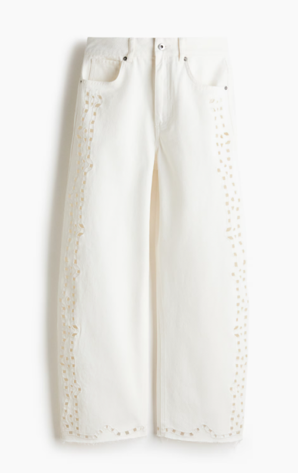 H&M: Bijele hlače