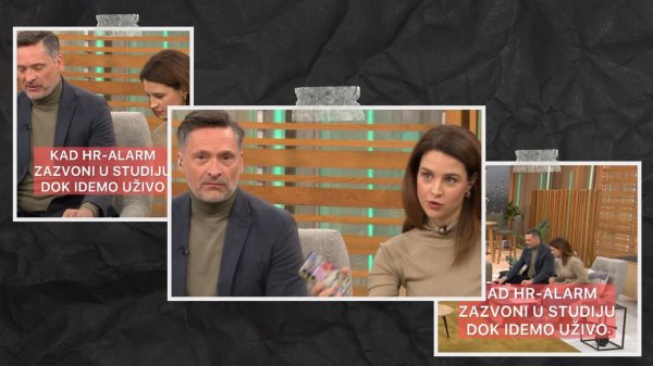 Pogledajte reakciju Doris Pinčić Guberović nakon što joj je tijekom emisije stiglo upozorenje na mobitel