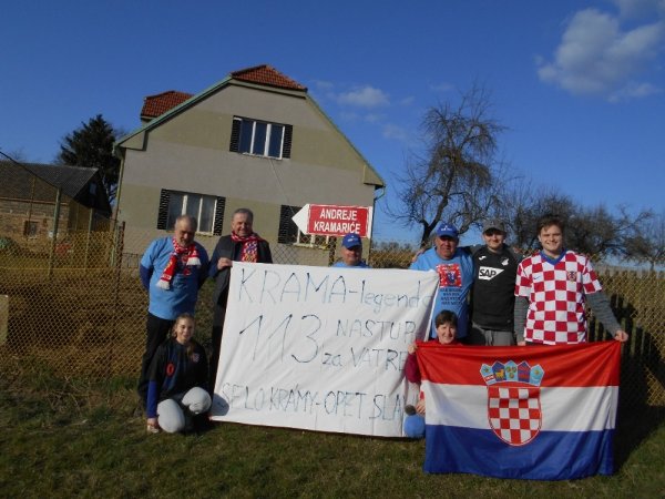 U češkom selu u kojem je i ulica Andreja Kramarića, s razlogom obilježili njegov 113. nastup za Vatrene