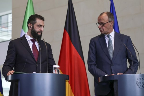 Ahmed Al Šara i Friedrich Merz