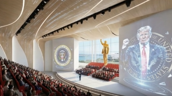 AI video Donalda Trumpa - screenshot