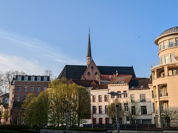 Stambeni, tradicionalniji dio Bruxellesa nedaleko od EU parlamenta