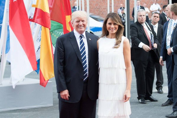 Donald i Melania Trump na G20 summitu u Hamburgu 2017. godine