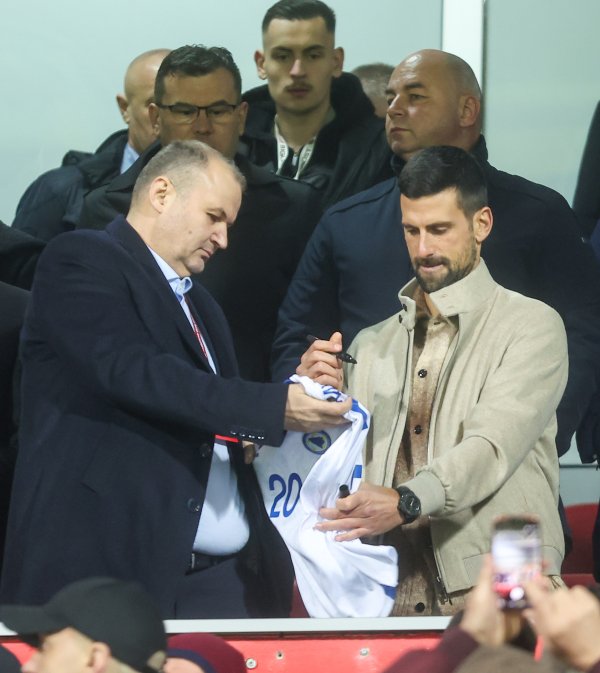 Novak Đoković uživo gledao povijesni uspjeh BiH i dobio poseban poklon