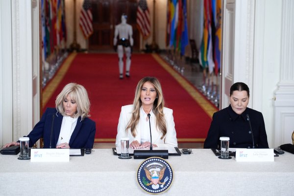 Brigitte Macron, Melania Trump i Lalla Hasnaa