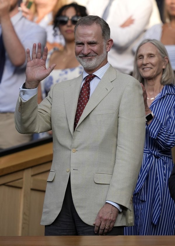 Kralj Felipe VI na Wimbledonu