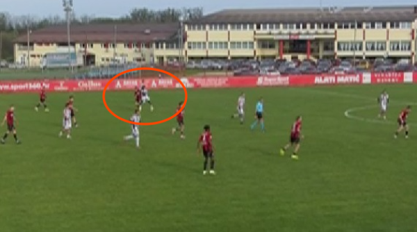 Pogledajte brutalni lakat igrača Opatije: Zaradio je crveni karton