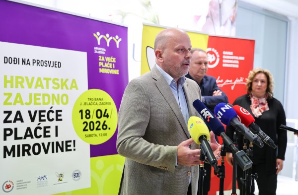 Najava prosvjeda sindikata