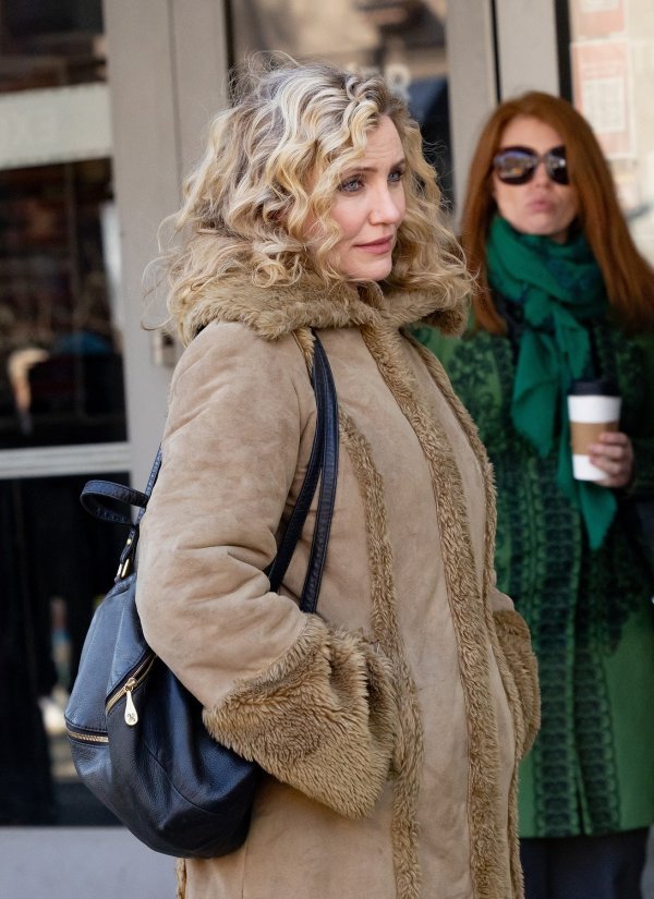 Cameron Diaz na setu filma 'The Sham'