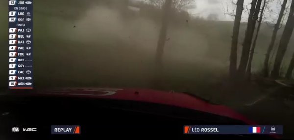 Pogledajte strašne scene s WRC-a: Francuz za milimetar izbjegao sudar sa stablom
