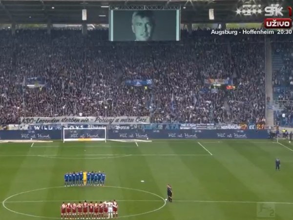 Pogledajte dirljiv oproštaj navijača Karlsruhera od Srećka Bogdana: 'Legende nikad ne umiru'