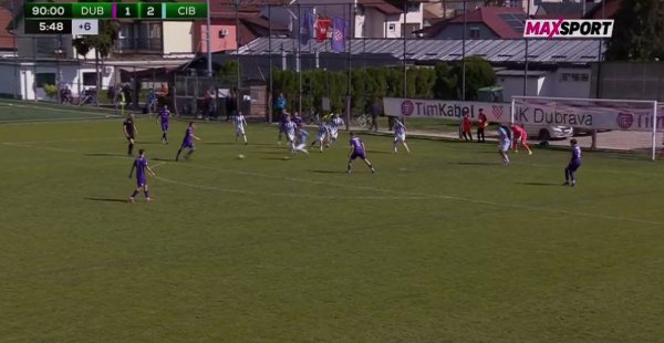 Pogledajte kako je Cibalia u 96. minuti prosula bitne bodove u borbi za SHNL