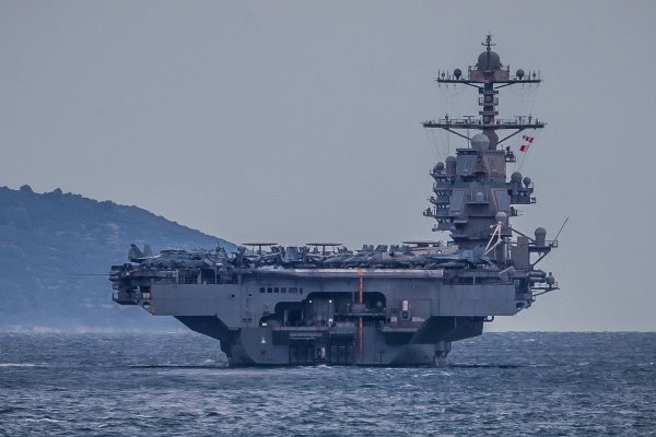 USS Gerald Ford u Splitu