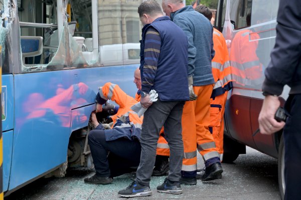 Sudar tramvaja i kamiona u Zagrebu