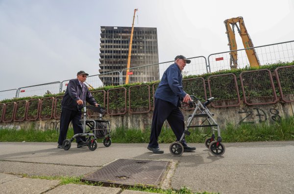 Franjo i Drago uz Vjesnik 