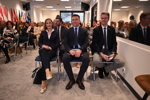 Ministrica Žigman, državni tajnik Domagoj Mikulić te ekonomski savjetnik premijera Zvonimir Savić