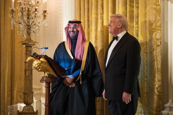 Mohammed bin Salman i Donald Trump
