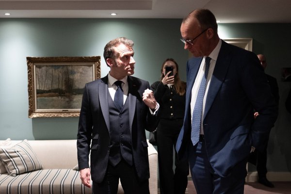 Emmanuel Macron i Friedrich Merz