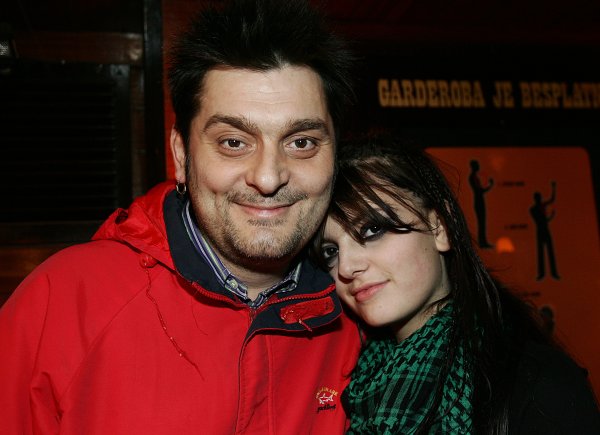 Ella s tatom Dinom Dvornikom 2006. godine