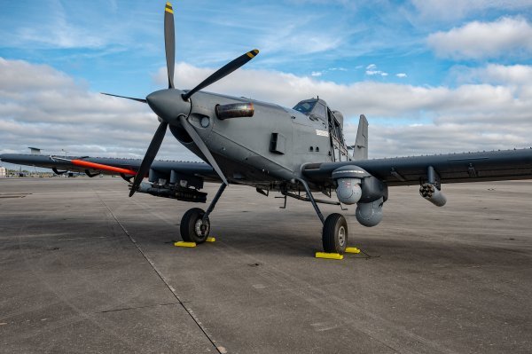 Laki jurišnik Skyraider II iz sastava Američkih zračnih snaga