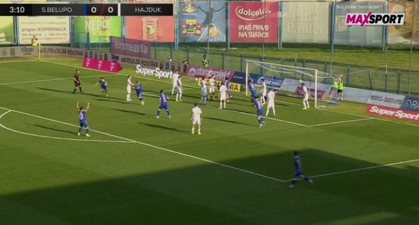 Šok za Hajduk već u 4. minuti! Pogledajte kako je Slaven zabio Splićanima