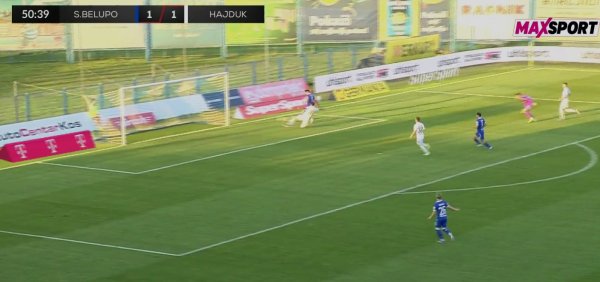 Pogledajte kako je Slaven Belupo drugi put poveo protiv Hajduka