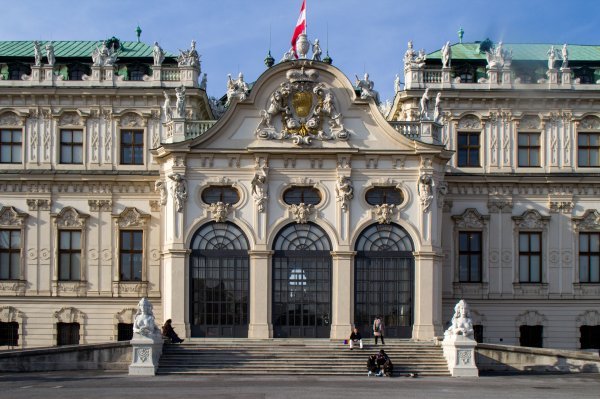 Beč, Austrija - Ilustracija