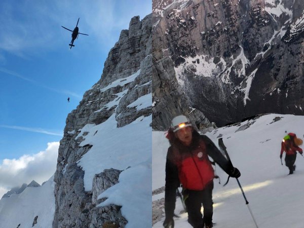 Spasioci i vojska jedva spasili život dvojici Austrijanaca na Triglavu