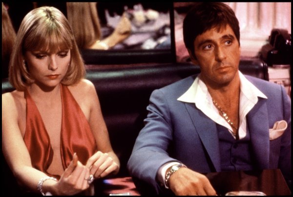 Michelle Pfeiffer i Al Pacino u filmu 'Lice s ožiljkom'